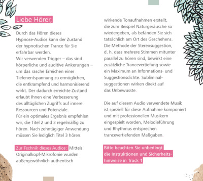 Trance – Schlüssel zum Unterbewusstsein - Hypnose-Audio von Katharina Marquard – Bild 2